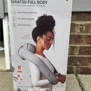 Shiatsu Full Body Multifunction Cordless Massager - Gray